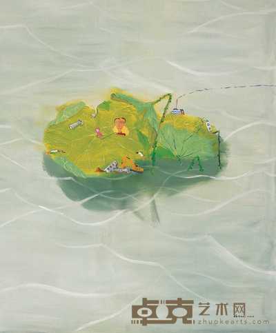 杨劲松 2004年作 荷之一 138×113cm